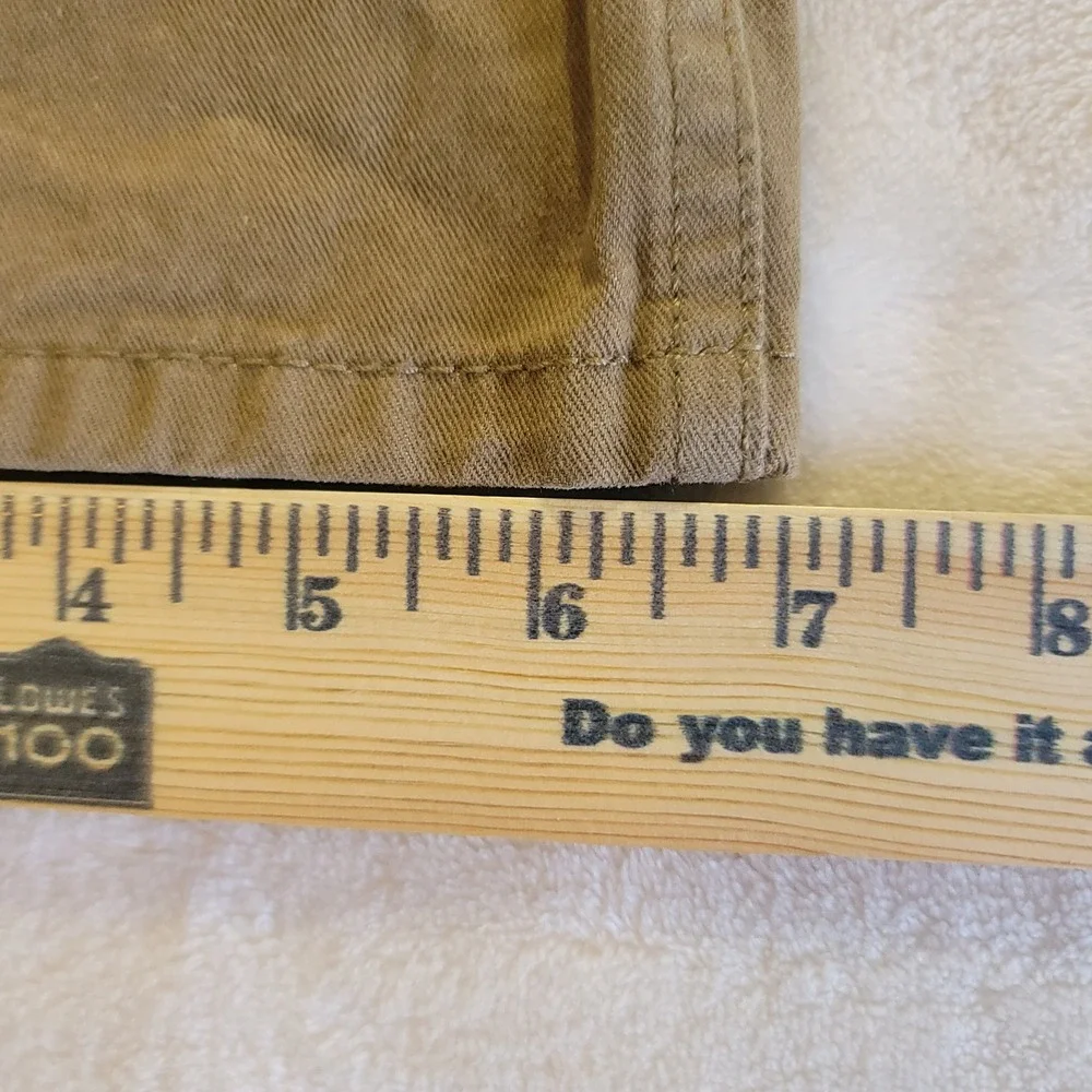 Levi's 508 Regular Taper Pants Mens 32x32 (34x31) Khaki Tan Cotton Blend Chino